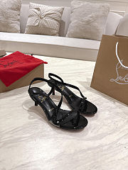 Fortok Christian Louboutin Rosa Z Full Black 6.5cm - 6