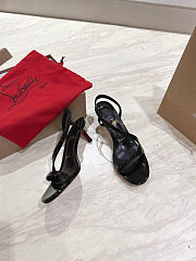 Fortok Christian Louboutin Rosa Z Full Black 6.5cm - 5
