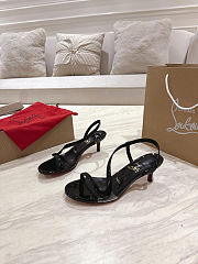 Fortok Christian Louboutin Rosa Z Full Black 6.5cm - 4