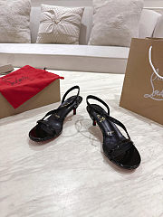 Fortok Christian Louboutin Rosa Z Full Black 6.5cm - 3