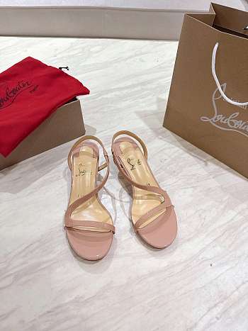 Fortok Christian Louboutin Rosa Z Beige 6.5cm