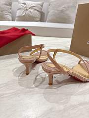 Fortok Christian Louboutin Rosa Z Beige 6.5cm - 6