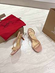 Fortok Christian Louboutin Rosa Z Beige 6.5cm - 4
