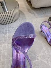 Fortok Christian Louboutin Rosalie Strass Purple Heels 6cm - 3