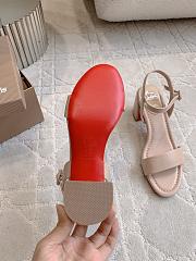 Fortok Christian Louboutin Miss Jane Ankle-Strap Sandals Beige 6.5cm - 2