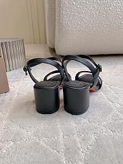 Fortok Christian Louboutin Miss Jane Ankle-Strap Sandals Black 6.5cm - 4