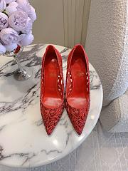Fortok Christian Louboutin Lasera Strass Pump Red 10cm - 1