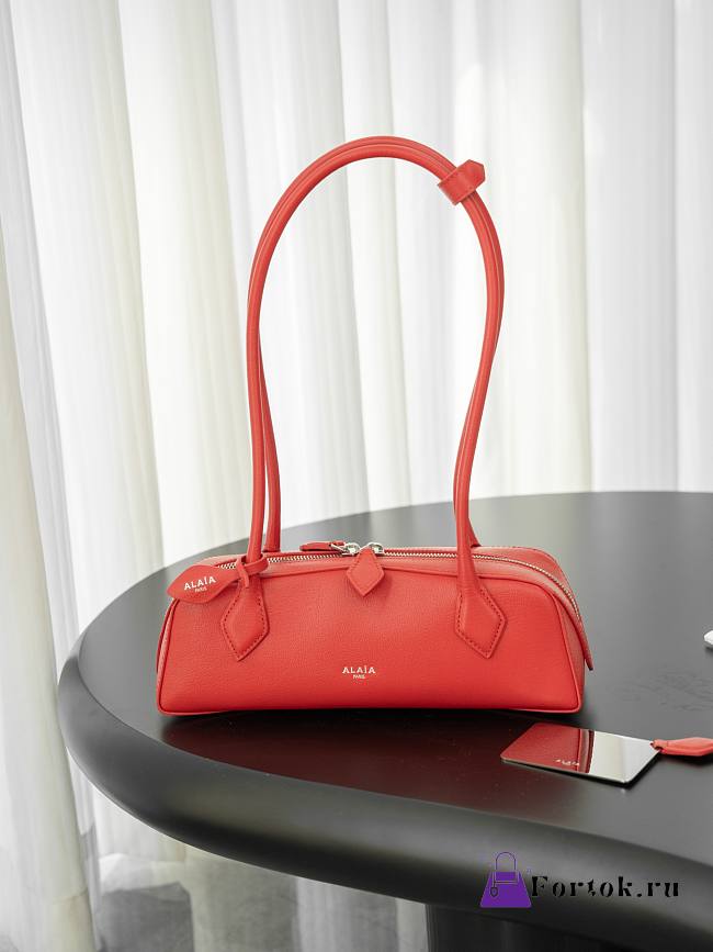 Fortok Alaïa Le Teckel shoulder bag Red 27x8x9cm - 1