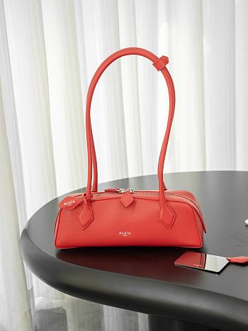 Fortok Alaïa Le Teckel shoulder bag Red 27x8x9cm