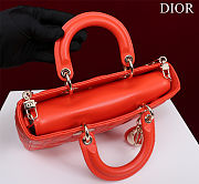Fortok Dior Lady D-Joy Bag Orange 26*13.5*5cm - 2