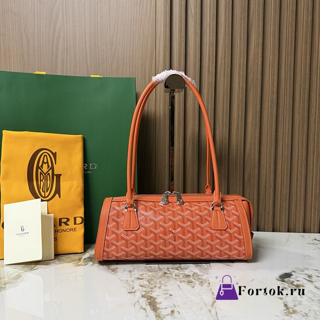Fortok Goyard Bonbonnière Orange 30x10.5x12cm - 1