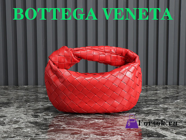 Fortok Bottega Veneta Jodie Red 23x28x8cm - 1