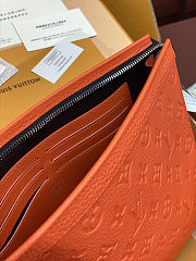 Fortok Louis Vuitton Pochette Voyage pouch Orange 27 x 21 x 6cm - 2