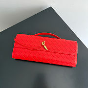 Fortok Bottega Veneta Andiamo Hot Red 31*13*3cm - 5