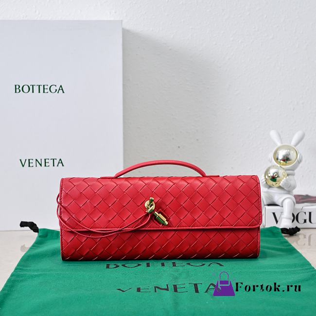 Fortok Bottega Veneta Andiamo Red 31*13*3cm - 1