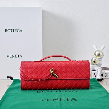 Fortok Bottega Veneta Andiamo Red 31*13*3cm