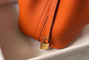 Fortok Hermès Picotin Lock bag Orange 18Cm - 6