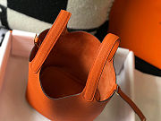 Fortok Hermès Picotin Lock bag Orange 18Cm - 2
