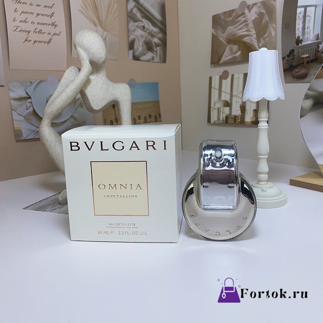 Fortok Bvlgari Omnia Crystalline Eau De Toilette Spray 65ml - 1