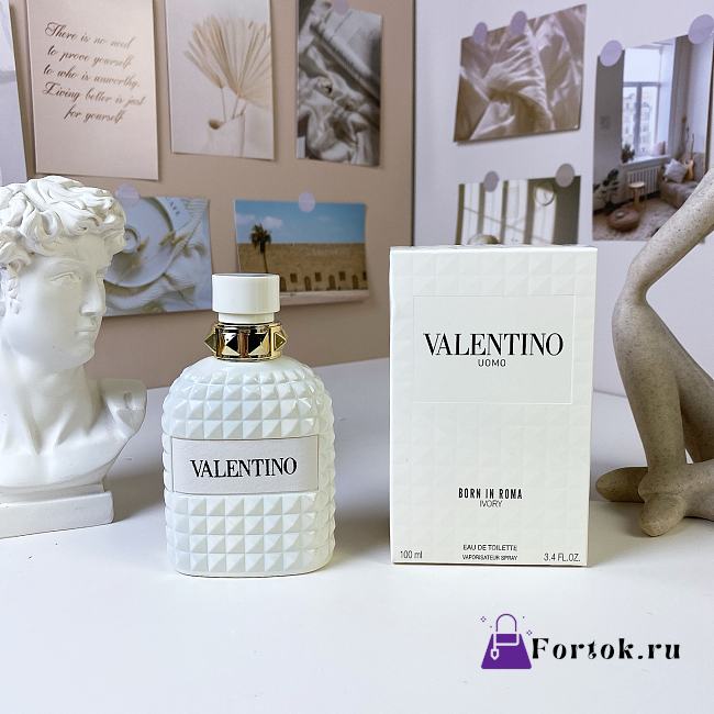 Fortok Valentino Uomo Born In Roma Ivory Eau de Toilette Fragrance 100ml - 1