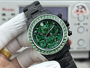 Fortok Rolex Cosmograph Daytona Carbon Fiber Custom Edition Watch Green 40 x 12.4 mm - 5