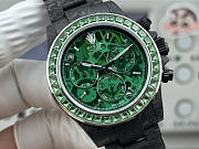Fortok Rolex Cosmograph Daytona Carbon Fiber Custom Edition Watch Green 40 x 12.4 mm - 2