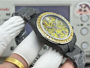 Fortok Rolex Cosmograph Daytona Carbon Fiber Custom Edition Watch Yellow 40 x 12.4 mm - 6