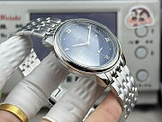 Fortok OMEGA De Ville Prestige Steel On Steel Watch Dark Blue 41mm  - 5