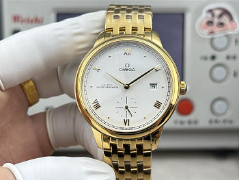 Fortok OMEGA De Ville Prestige Yellow Gold On Yellow Gold Watch 41mm 