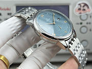 Fortok OMEGA De Ville Prestige Steel On Steel Watch Pine Green 41mm - 5