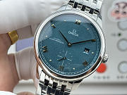 Fortok OMEGA De Ville Prestige Steel On Steel Watch Pine Green 41mm - 3