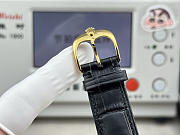 Fortok Rolex Cellini Moonphase Arabic Numeral Dial Watch Black/Gold 40mm - 6