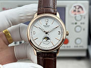 Fortok Rolex Cellini Moonphase Arabic Numeral Dial Watch Brown/Rose Gold 40mm - 1