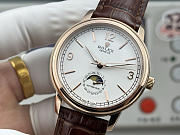 Fortok Rolex Cellini Moonphase Arabic Numeral Dial Watch Brown/Rose Gold 40mm - 3