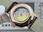 Fortok Rolex Cellini Moonphase Arabic Numeral Dial Watch Brown/Rose Gold 40mm - 2