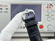 Fortok Rolex Cellini Moonphase Arabic Numeral Dial Watch Black/Silver 40mm - 3