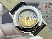 Fortok Rolex Cellini Moonphase Arabic Numeral Dial Watch Black/Silver 40mm - 2