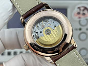 Fortok Rolex Cellini Moonphase Diamond Marker Dial Watch Brown/Rose Gold 40mm - 4