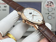 Fortok Rolex Cellini Moonphase Diamond Marker Dial Watch Brown/Rose Gold 40mm - 6