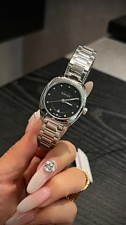 Fortok Gucci GG2570 quartz watch Stainless Steel Black Dial 28mm - 5