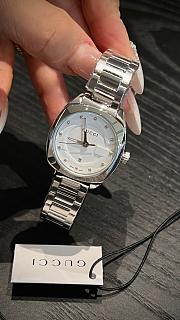 Fortok Gucci GG2570 quartz watch Stainless Steel White Dial 28mm - 6