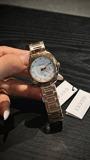 Fortok Gucci GG2570 quartz watch Gold White Dial 28mm - 1