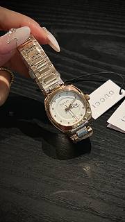 Fortok Gucci GG2570 quartz watch Gold White Dial 28mm - 2