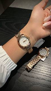 Fortok Gucci GG2570 quartz watch Gold White Dial 28mm - 4