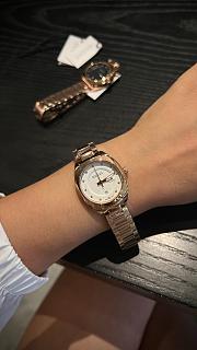 Fortok Gucci GG2570 quartz watch Gold White Dial 28mm - 6