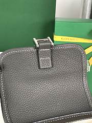 Fortok Goyard Grand Bleu Messenger Bag Grey 16×14×6cm - 3