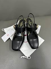 Fortok Valentino Garavani VLogo Locker Black Heels 6.5cm - 1