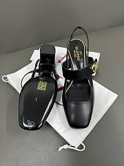 Fortok Valentino Garavani VLogo Locker Black Heels 6.5cm - 2