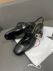 Fortok Valentino Garavani VLogo Locker Black Heels 6.5cm - 4