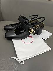 Fortok Valentino Garavani VLogo Locker Black Heels 6.5cm - 3